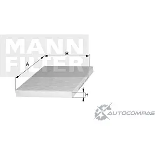 Салонный фильтр MANN-FILTER M F3C2E4 65866 2MXNCU CU 25 004-2 KIT