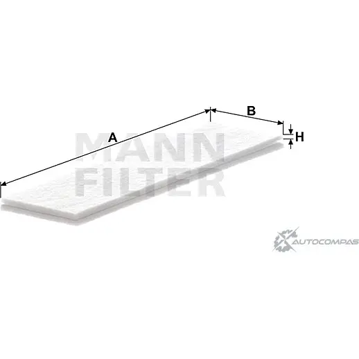 Салонный фильтр MANN-FILTER 66107 WDNFZ5G U 0LRH CU 5407 изображение 1