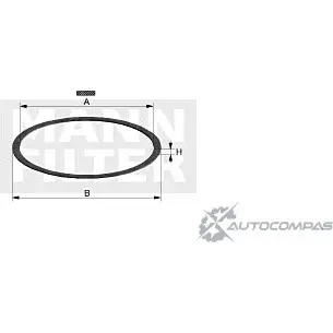 Прокладка, маслянный фильтр MANN-FILTER Di 65-07 TCN KLV F1RAPV 66352