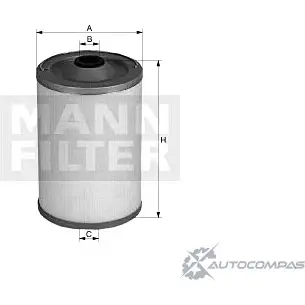 Масляный фильтр MANN-FILTER 5967162 ECLQKJ4 PPQW G H 1067/1