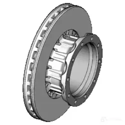 Тормозной диск KNORR-BREMSE k050085 GF 2V1 1437559145