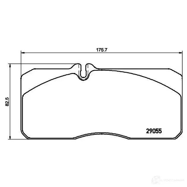 Тормозные колодки, комплект KNORR-BREMSE ii39102f 1437558722 W G2ZX30 изображение 0