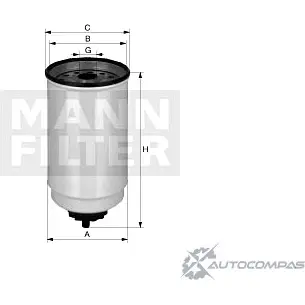 Топливный фильтр MANN-FILTER 1197934707 WK 91 003 JO1VS PX OIZWS