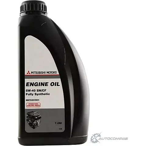 Моторное масло синтетическое Моторное масло API SN/CF SAE 5W-40, 1 л MITSUBISHI 1436784711 PJ1U TN MZ320361 изображение 0