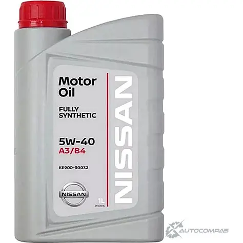 Моторное масло синтетическое Motor Oil API SL/CF SAE 5W-40, 1 л NISSAN/INFINITI 1436797346 KE90090030 J IBW0W изображение 0