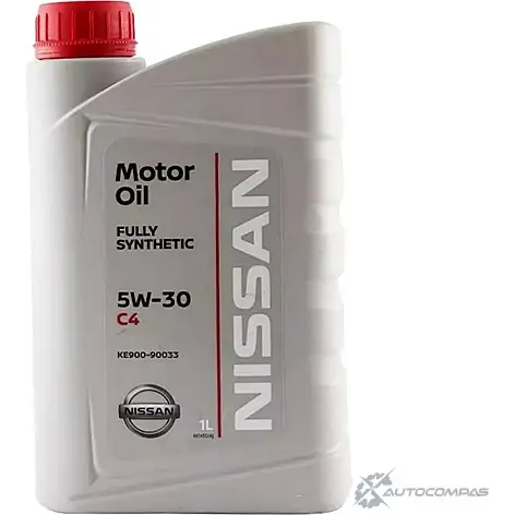 Моторное масло синтетическое Motor Oil DPF API CF SAE 5W-30, 1 л NISSAN/INFINITI KE90090033R 1436785067 MTDU E изображение 0