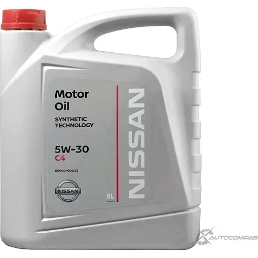 Моторное масло синтетическое Motor Oil DPF API CF SAE 5W-30, 5 л NISSAN/INFINITI KE90090043R B2X8 BT2 1436785068 изображение 0