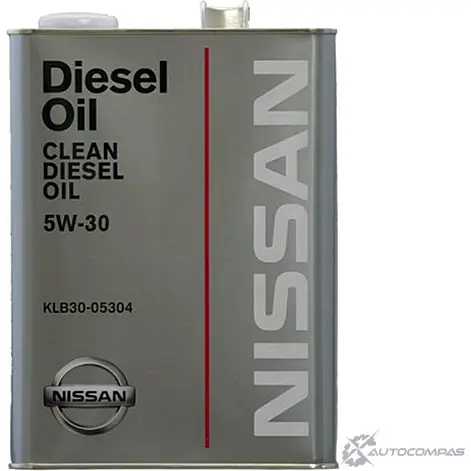 Моторное масло синтетическое Clean Diesel Oil DL-1 SAE 5W-30, 4 л NISSAN/INFINITI 7 HFY0H 1436797378 KLB3005304 изображение 0