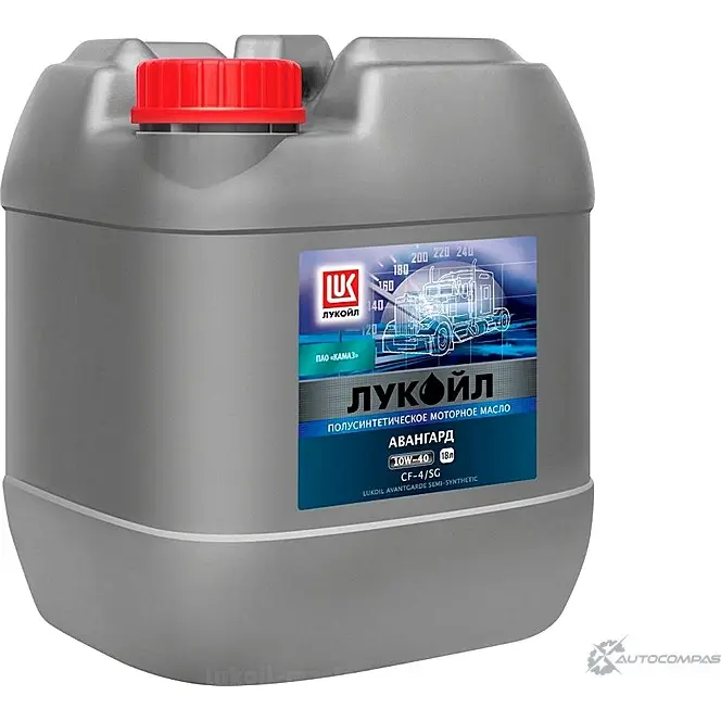 Моторное масло полусинтетическое ЛУКОЙЛ АВАНГАРД 10W-40 API CF-4/SG, 18 л LUKOIL 135580 E QWEF 1436797433
