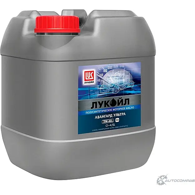 Моторное масло полусинтетическое ЛУКОЙЛ АВАНГАРД УЛЬТРА 5W-40, API CI-4/SL, 18 л LUKOIL 1436797435 X5O0 H 1595286