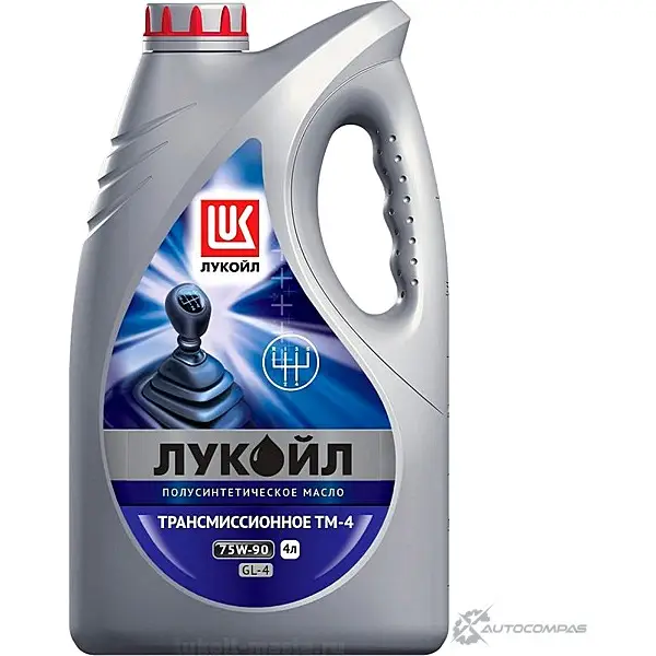 Трансмиссионное масло в мкпп, редуктор полусинтетическое 19532 LUKOIL SAE 75W-90 API GL-4, 4 л LUKOIL 1436797503 19532 65TFDX 9