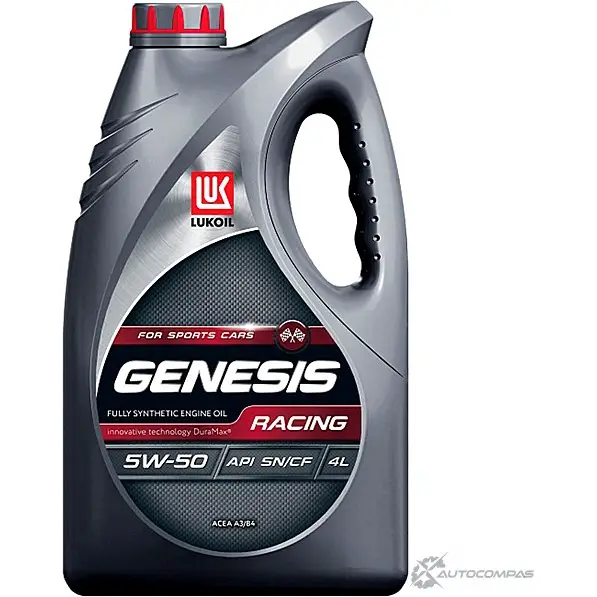 Моторное масло синтетическое LUKOIL GENESIS RACING 5W-50, 4 л LUKOIL 3173718 1436797479 LWMII1 6