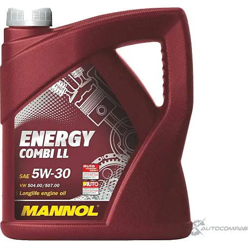 Моторное масло синтетическое Energy Combi LL 5W-30 API SN-CF, 4 л MANNOL 1031 1436798690 PRSR D5