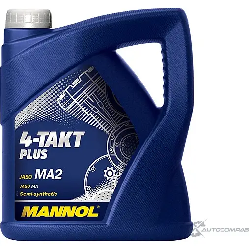 Моторное масло полуcинтетическое 4-TAKT PLUS 10W-40, 4 л MANNOL 1436798844 V5NY UAS 1425