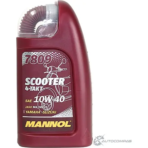 Моторное масло cинтетическое 4-TAKT MOTORBIKE 10W-40, 4 л MANNOL 1436799069 1963 4 ZVLNBU