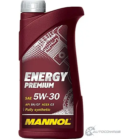Моторное масло синтетическое Energy Premium 5W-30 API SN-CH-4, 1 л MANNOL 1436799179 4036021101385 IGB EN2