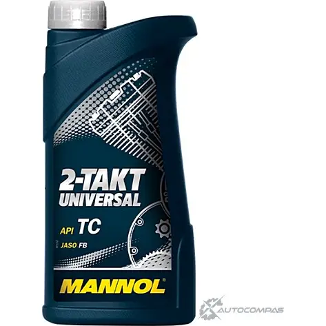 Моторное масло минеральное 2-TAKT UNIVERSAL, 1 л MANNOL 4036021101705 1436799253 NJ ANPX