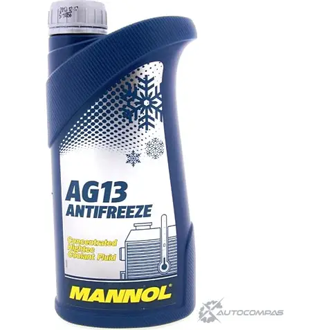 Антифриз концентрат зеленый G13 AG13 -40°C Antifreeze (Hightec), 1 л MANNOL 4036021157672 F6QRR 4 LLPZU3 1436799147 изображение 0