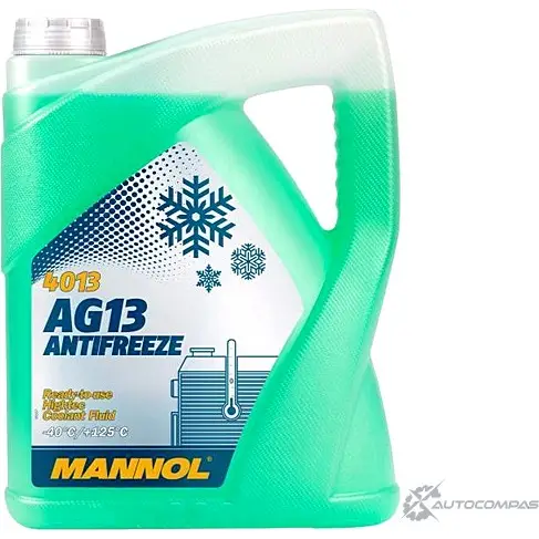 Антифриз готовый к использованию зеленый G13 AG13 -40°C Antifreeze (Hightec), 5 л MANNOL TZ4Q5D 4036021157764 3A04 LD 1436799150