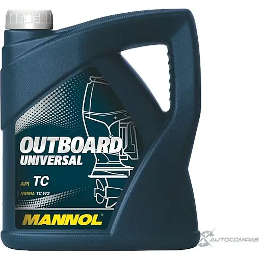 Моторное масло минеральное Outboard Universal, 4 л MANNOL 4036021401775 1436799280 N 1ABF