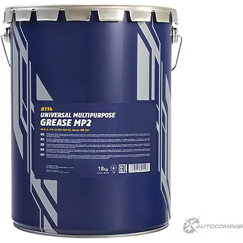 Смазка литиевая универсальная MP-2 Multipurpose Grease, 18 кг MANNOL 1436798200 5 PBP7SP C2T18Q 80104901800