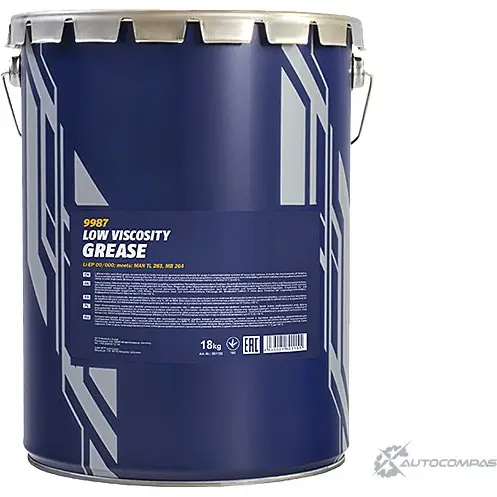 Смазка литиевая универсальная Li-EP-00-000 Low Viscosity Grease, 18 кг MANNOL EGYK6UK 99850300018 C 8K3AMH 1436798205