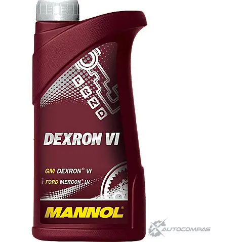 Трансмиссионное масло в акпп синтетическое DX10105 MANNOL ATF Dexron 6, ATF WS, ATF M-1375.4, ATF Dexron 6, 1 л MANNOL DX10105 FEOD H 1436798982 изображение 0