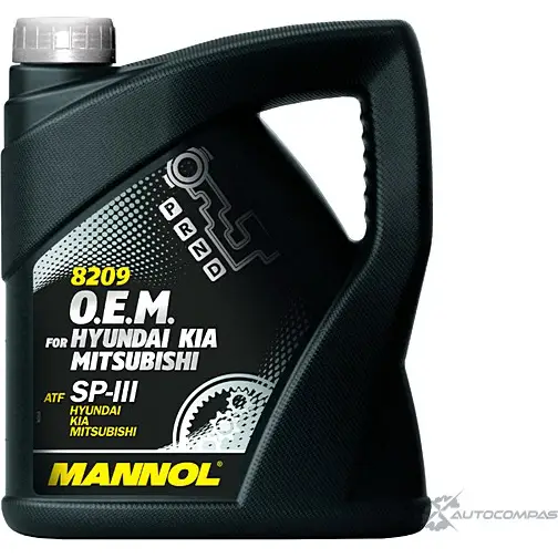 Трансмиссионное масло в акпп синтетическое MN82094 MANNOL ATF Dexron 3, ATF SP-3, 4 л MANNOL I 1PH3Z 1436798020 MN82094