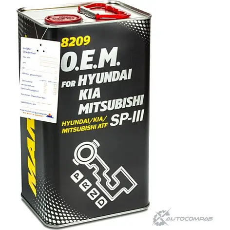 Трансмиссионное масло в акпп синтетическое MN82094ME MANNOL ATF Dexron 3, ATF SP-3, 4 л MANNOL MN82094ME 1436798021 AY E735
