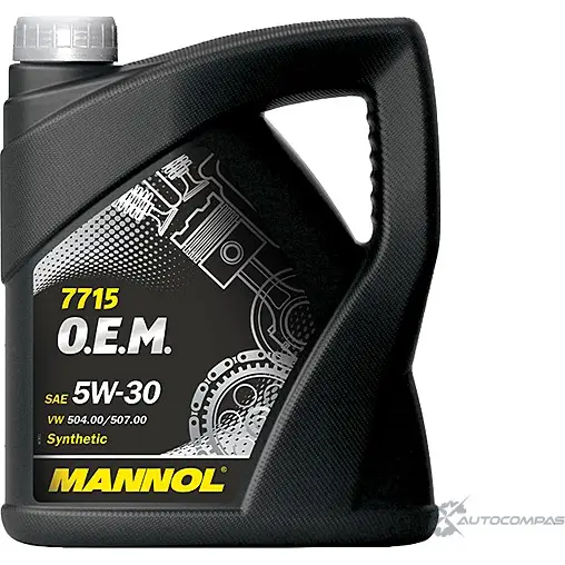 Моторное масло синтетическое 7715 LONGLIFE 504-507 API SN, 5 л MANNOL 1436799014 X0X6 O OV50161