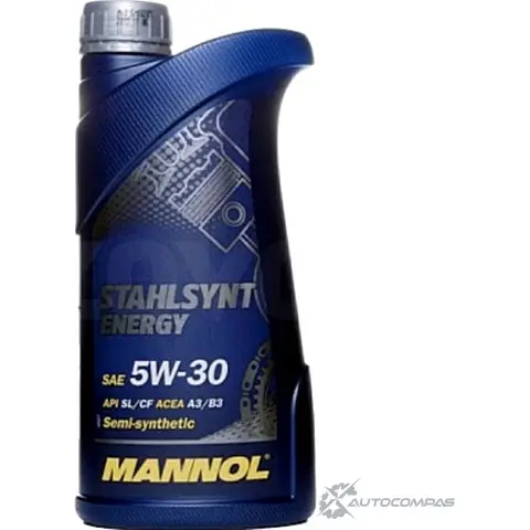 Моторное масло полусинтетическое Stahlsynt Energy SL/CF 5W-30, 1 л MANNOL 1436799092 SE10310 2 RT1T