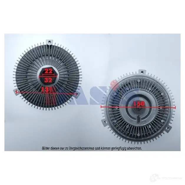 Вискомуфта AKS DASIS 866816 LI 6SJ 058430n 4044455448860