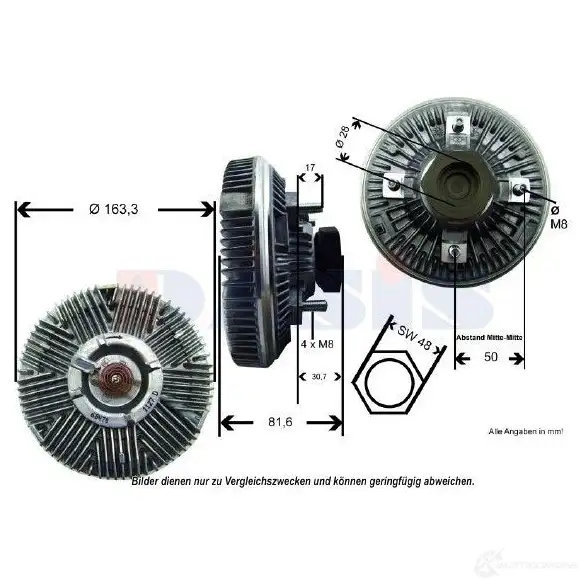 Вискомуфта AKS DASIS 9J9MI FJ 1423285313 448018n 4044455473909