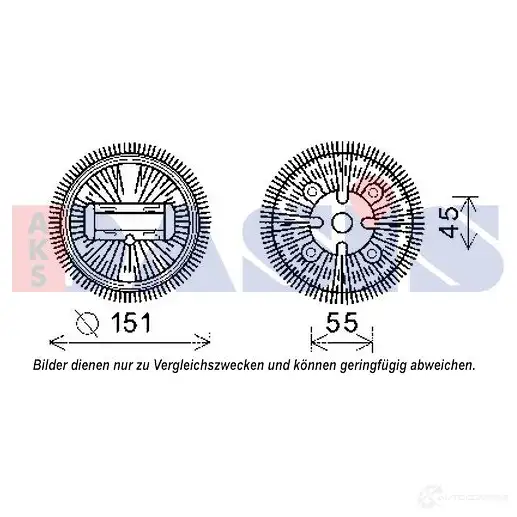 Вискомуфта AKS DASIS CC BMK 6108724 4044455540670 128163n
