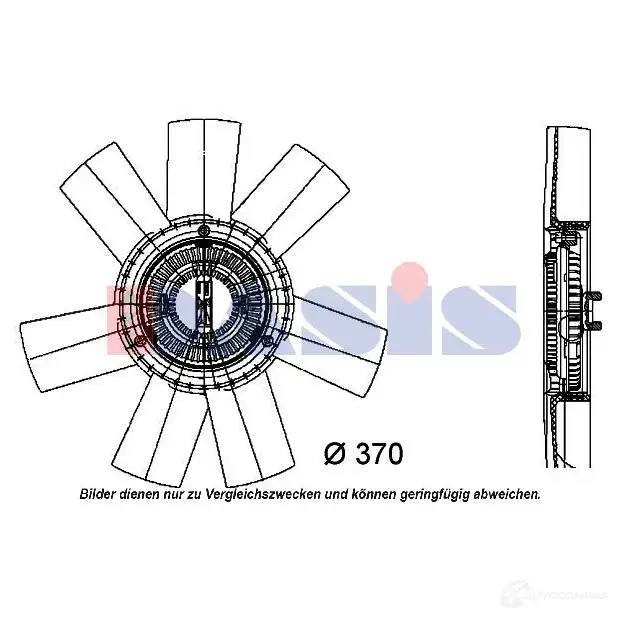 Вискомуфта AKS DASIS 4044455299752 488001n D6 9TKEG 874082