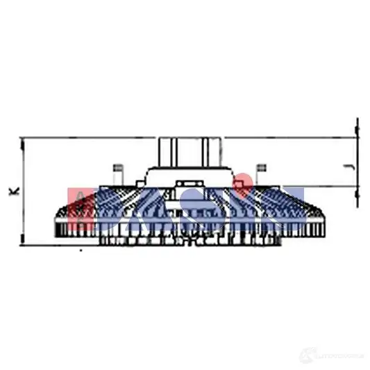 Вискомуфта AKS DASIS 873768 448093n N34 UD0P 4044455477532