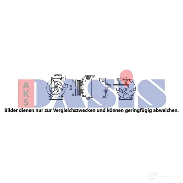 Компрессор кондиционера AKS DASIS W PRQK 4044455807339 1424455432 853024n