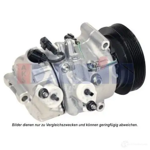 Компрессор кондиционера AKS DASIS 4044455553380 852728n D LKW6 880097 изображение 0
