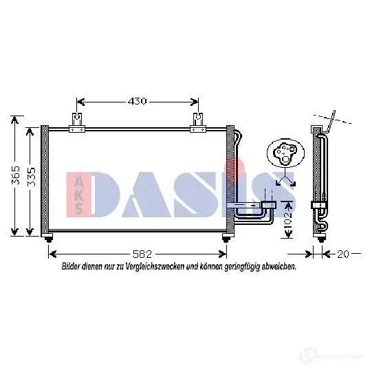 Компрессор кондиционера AKS DASIS T 7ZJF36 852579n 879963 4044455542520 изображение 0