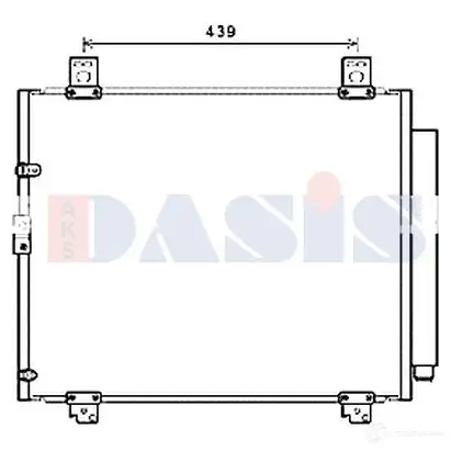 Радиатор кондиционера AKS DASIS 871896 4044455681175 212112n OA 5C5E