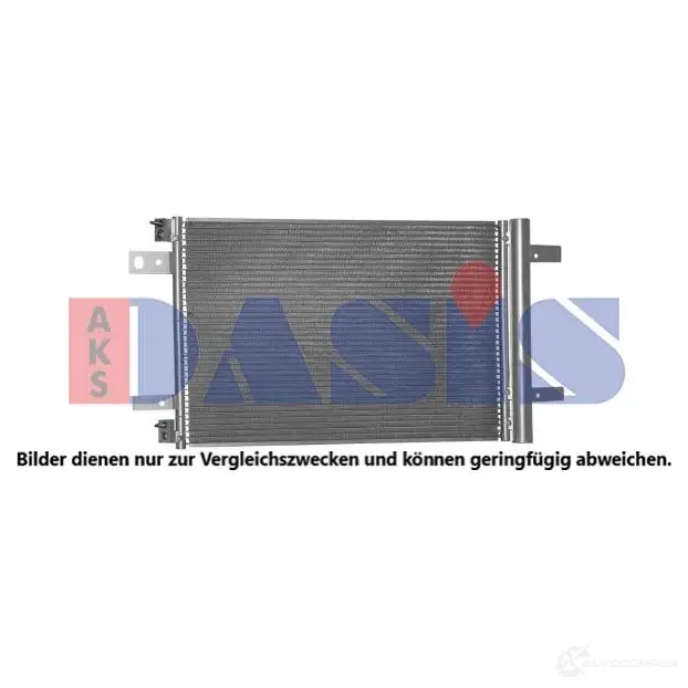 Радиатор кондиционера AKS DASIS 062025n 1424995771 4044455756101 M5 TUIR изображение 0