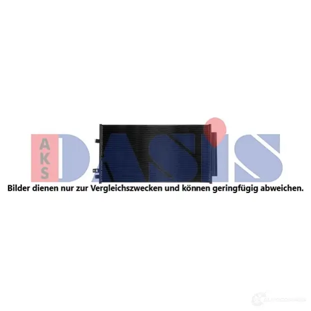Радиатор кондиционера AKS DASIS 1437273952 H9 YCC 082058n