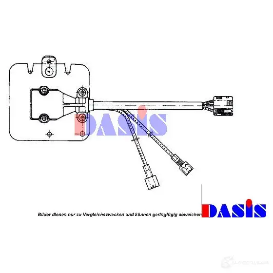 Блок управления печкой AKS DASIS 2TUM F 4044455412908 880898 906340n