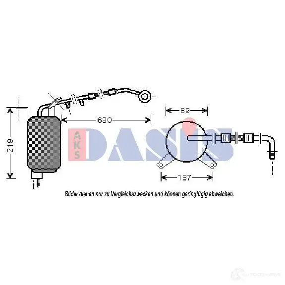 Осушитель кондиционера AKS DASIS 6109270 800415n 4044455341666 JYB 4X