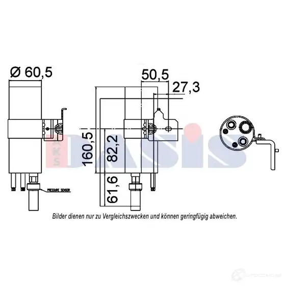 Осушитель кондиционера AKS DASIS 800645n ZOEZIH Y 878089 4044455561040 изображение 0