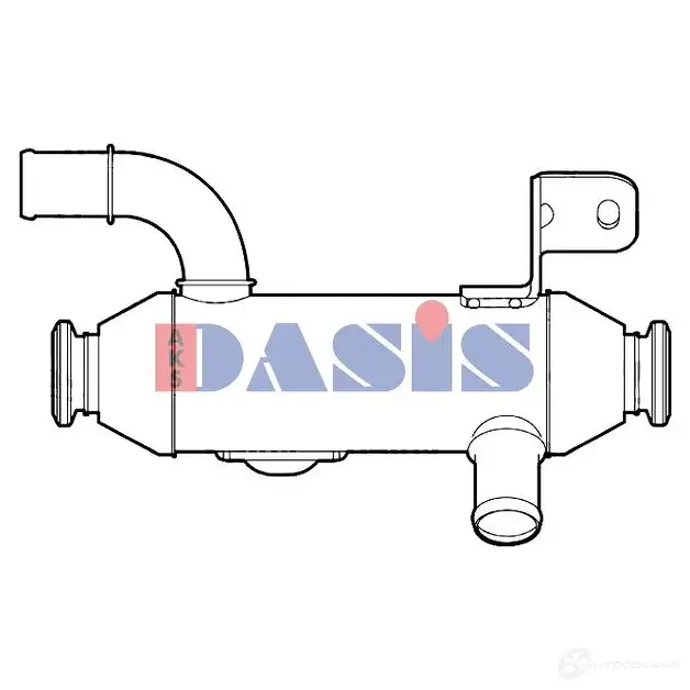 Охладитель ЕГР AKS DASIS 4044455682462 Y S7QRDP 060071n 866901