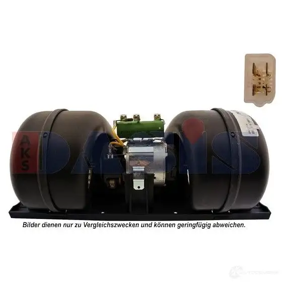 Моторчик печки, вентилятора AKS DASIS 3 V2KZ 877140 4044455351016 749560n - Изображение 1