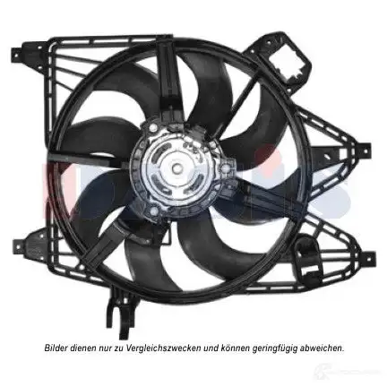 Мотор вентилятора радиатора AKS DASIS 871359 4044455552512 188028n 11X4 2U изображение 0