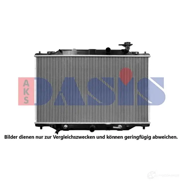 Радиатор охлаждения двигателя AKS DASIS 4044455553939 110082n 868704 KKH NC изображение 0