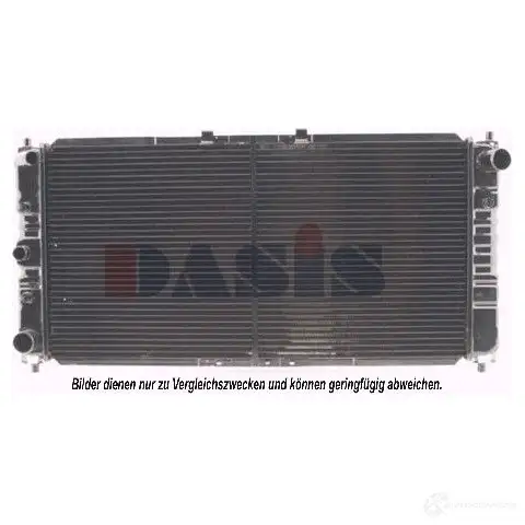 Радиатор охлаждения двигателя AKS DASIS 4044455178712 1 YFPZ 868765 111160n изображение 0